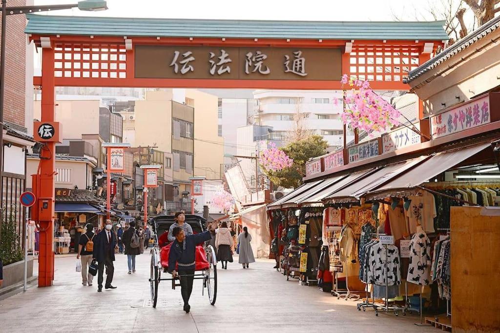 403 Oshiage Sta 3Mins Walk! Wi-Fi & Elevator 4Pax Apartment Токио Екстериор снимка