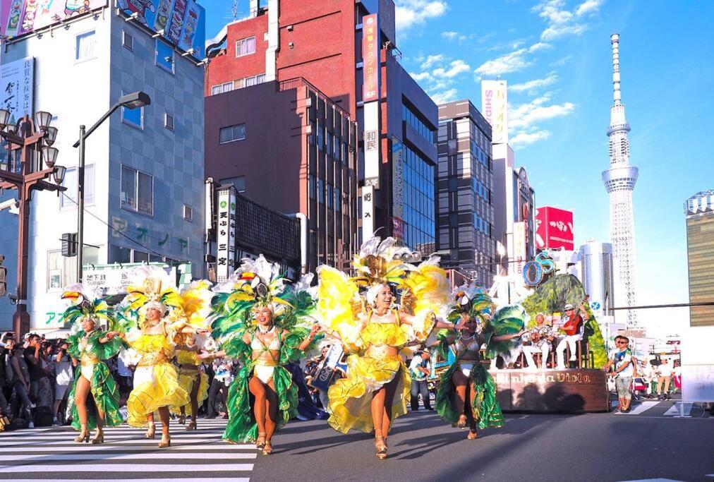 403 Oshiage Sta 3Mins Walk! Wi-Fi & Elevator 4Pax Apartment Токио Екстериор снимка