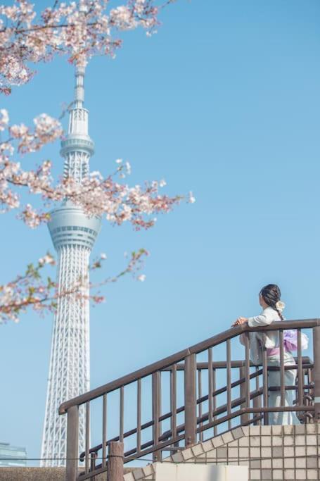 403 Oshiage Sta 3Mins Walk! Wi-Fi & Elevator 4Pax Apartment Токио Екстериор снимка